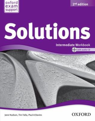 Solutions Intermediate Workbook with Audio CD 2nd 2012 9780194553674 Front Cover