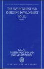 Environment and Emerging Development Issues   1997 9780198287674 Front Cover
