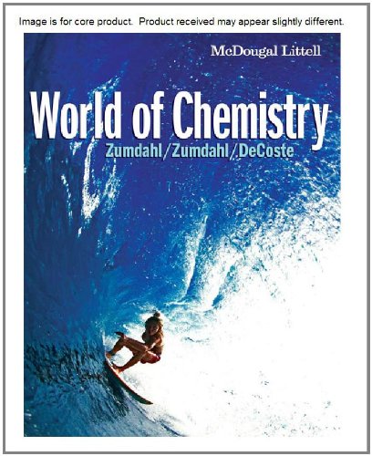 McDougal Littell World of Chemistry Laboratory Experiments  2nd 2007 9780618829675 Front Cover