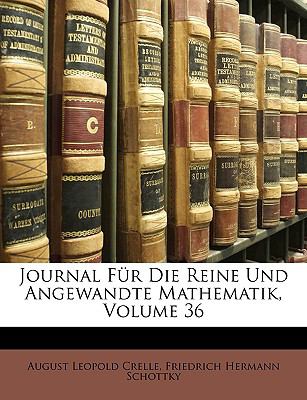 Journal Für Die Reine und Angewandte Mathematik N/A 9781147997675 Front Cover