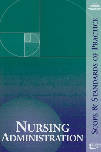 Nursing Administration Scope and Standards of Practice  2009 9781558102675 Front Cover