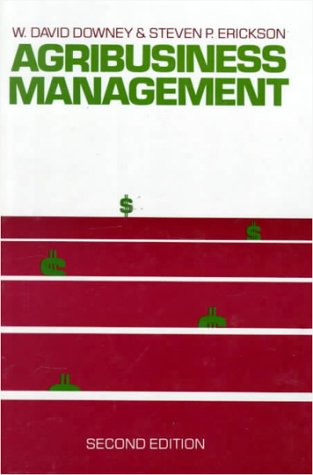 Agribusiness Management 2nd 1987 9780070176676 Front Cover
