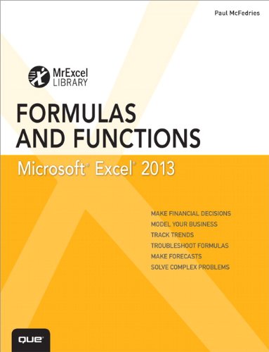 Excel 2013 Formulas and Functions   2013 9780789748676 Front Cover