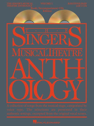 Singer's Musical Theatre Anthology - Volume 1 - Baritone/Bass (Book/Online Audio)  N/A 9781423423676 Front Cover