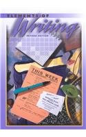 Elements of Writing  1998 9780030508677 Front Cover