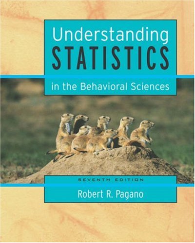 Understanding Statistics in the Behavioral Sciences (with CD-ROM and InfoTrac)  7th 2004 (Revised) 9780534617677 Front Cover