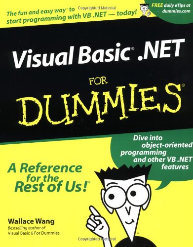 VisualBasic . NET for Dummies   2002 9780764508677 Front Cover