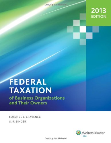 Federal Taxation of Business Organizations and Their Owners  N/A 9780808033677 Front Cover