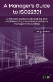 Manager's Guide to ISO22301 A Practical Guide to Developing and Implementing a Business Continuity Management System  2013 9781849284677 Front Cover