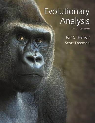 Evolutionary Analysis  5th 2014 (Revised) 9780321616678 Front Cover
