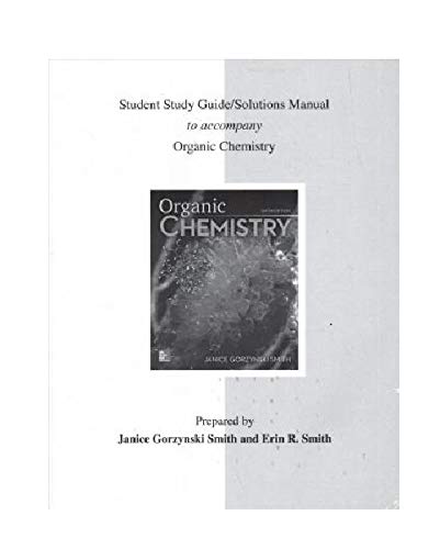 Study Guide/Solutions Manual for Organic Chemistry Edition