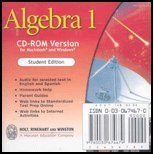 Algebra 1 3rd 9780030674679 Front Cover