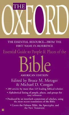 Oxford Guide to People and Places of the Bible  N/A 9780425180679 Front Cover