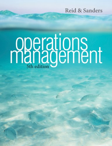 Operations Management  5th 2013 9781118122679 Front Cover