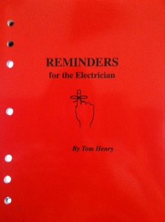 Reminders for the Electrician 1st 2002 9780945495680 Front Cover