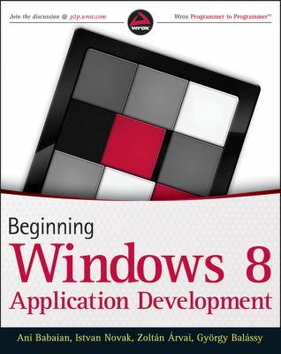 Beginning Windows 8 Application Development   2012 9781118012680 Front Cover