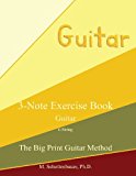 3-Note Exercise Book: Guitar  Large Type  9781491012680 Front Cover