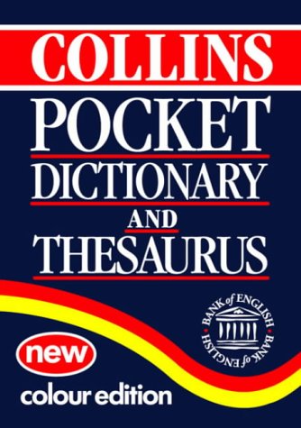 Collins Pocket Dictionary/Thesaurus   1993 9780004702681 Front Cover