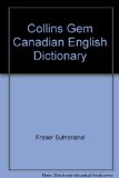 Gem Canadian English Dictionary  2nd 9780006386681 Front Cover