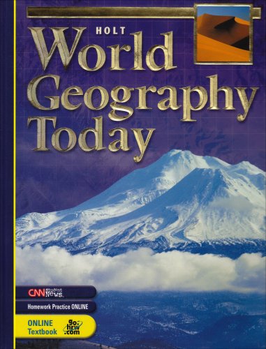World Geography Today  5th (Student Manual, Study Guide, etc.) 9780030509681 Front Cover