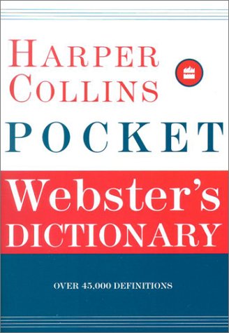 Pocket Webster's Dictionary   2002 9780060085681 Front Cover