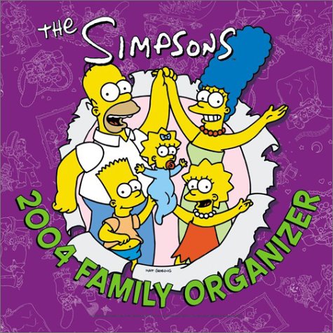 Simpsons 2004 Family Organizer N/A 9780060554682 Front Cover