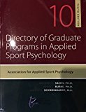 Directory of Graduate Programs in Applied Sport Psychology N/A 9780976178682 Front Cover