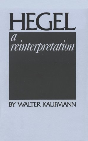 Hegel A Reinterpretation  1965 9780268010683 Front Cover