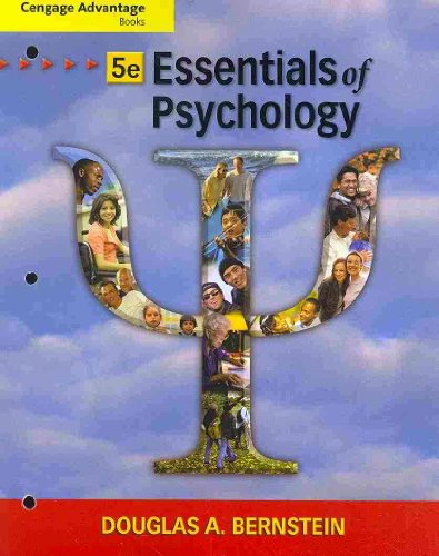 Essentials of Psychology  5th 2011 9780840032683 Front Cover