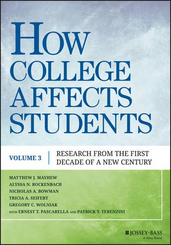 How College Affects Students 21st Century Evidence That Higher Education Works  2016 9781118462683 Front Cover