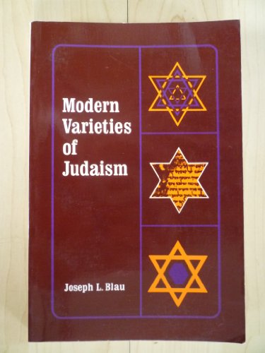 Modern Varieties of Judaism  N/A 9780231086684 Front Cover