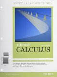 Thomas' Calculus, Books a la Carte Plus MyMathLab Student Access Kit  13th 2014 9780321981684 Front Cover