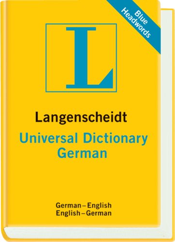 Langenscheidt Universal Dictionary German   2011 9783468981685 Front Cover
