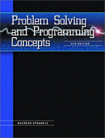 Problem Solving and Program Concepts  6th 2003 9780130482686 Front Cover