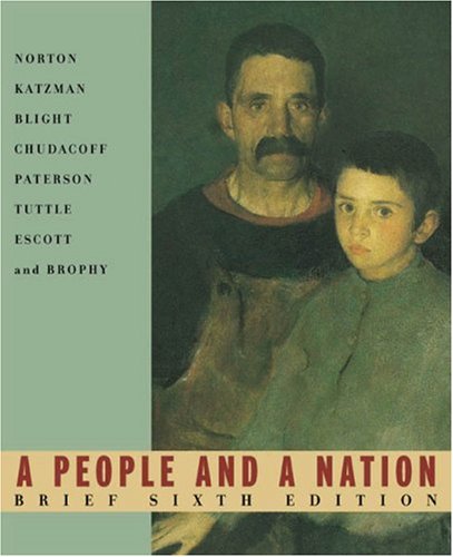 People and a Nation : A History of the United States 6th 2003 (Brief Edition) 9780618214686 Front Cover
