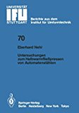 Untersuchungen Zum Halbwarmfließpressen Von Automatenstählen:   1983 9783540125686 Front Cover