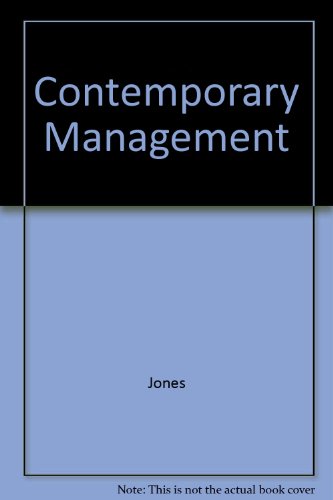Study Guide for Use with Contemporary Management  5th 2007 9780073317687 Front Cover