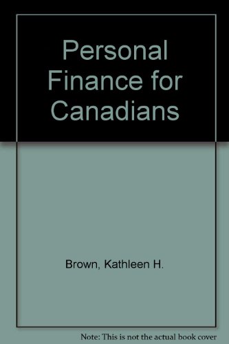 PERSONAL FINANCE F/CANADIANS > 7th 2002 9780130290687 Front Cover