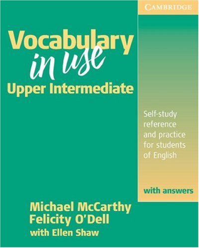 Vocabulary in Use Upper Intermediate with Answers   1997 (Student Manual, Study Guide, etc.) 9780521577687 Front Cover