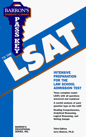 Pass Key to the LSAT : Law School Admission Test 3rd 1999 9780764104688 Front Cover