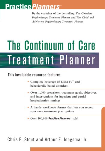 Continuum of Care Treatment Planner  1st 1997 9780471195689 Front Cover