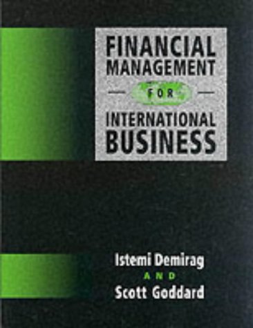 Financial Management for International Business   1994 9780077078690 Front Cover