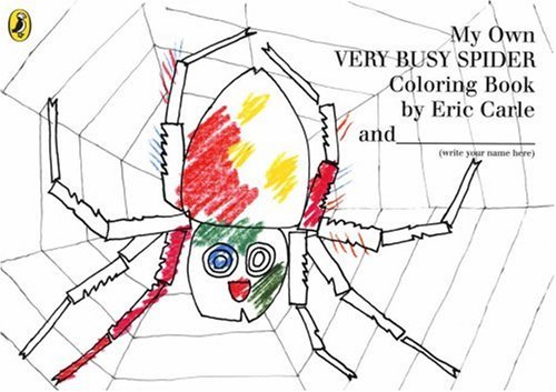 My Own Very Busy Spider Colouring Book N/A 9780141500690 Front Cover