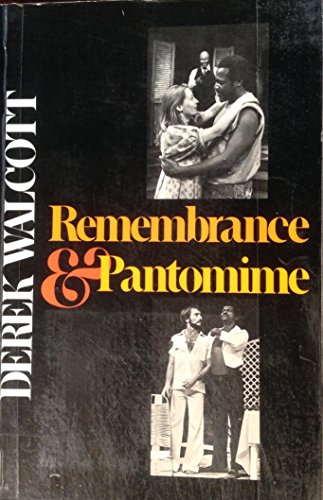 Remembrance and Pantomime  N/A 9780374515690 Front Cover