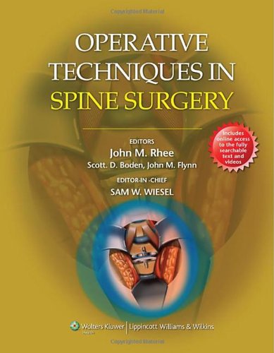 Operative Techniques in Spine Surgery   2012 9781451127690 Front Cover
