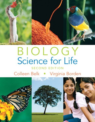 Biology Science for Life 2nd 2007 (Revised) 9780131489691 Front Cover