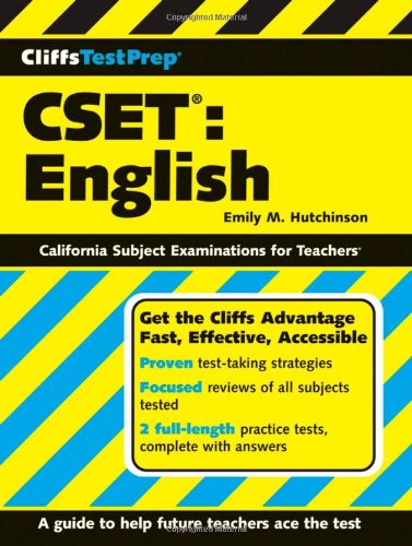 CSET- English   2007 9780470139691 Front Cover