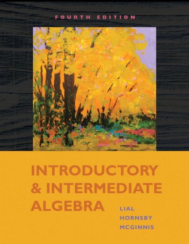 Introductory and Intermediate Algebra  4th 2010 9780321575692 Front Cover