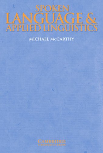 Spoken Language and Applied Linguistics   1998 9780521597692 Front Cover