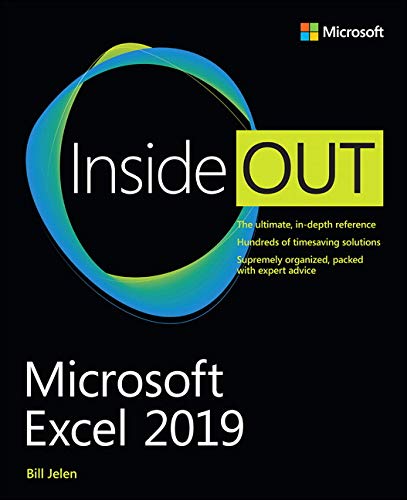 Microsoft Excel 2019 Inside Out   2019 9781509307692 Front Cover